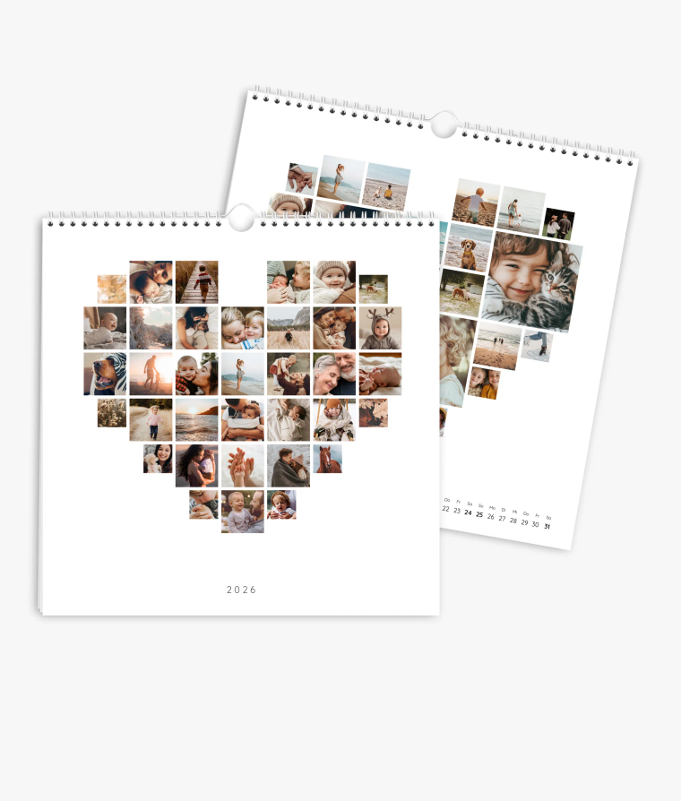 Wandkalender Love Collage