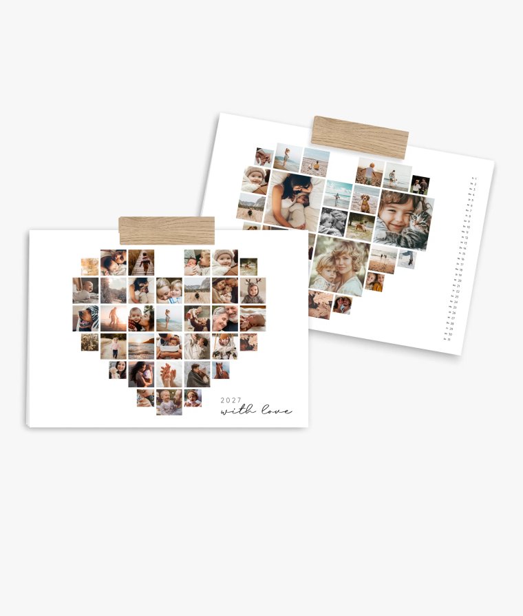 Wandkalender Love Collage