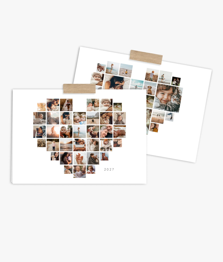 Wandkalender Love Collage