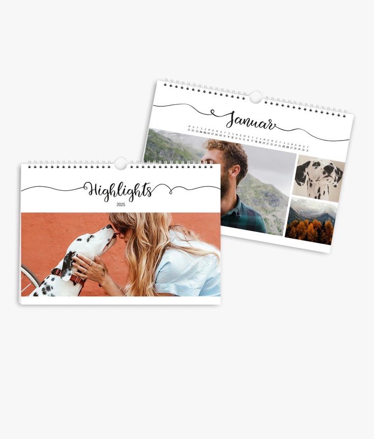 Wandkalender Handlettering