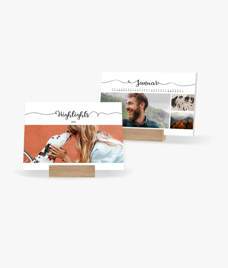 Tischkalender Handlettering