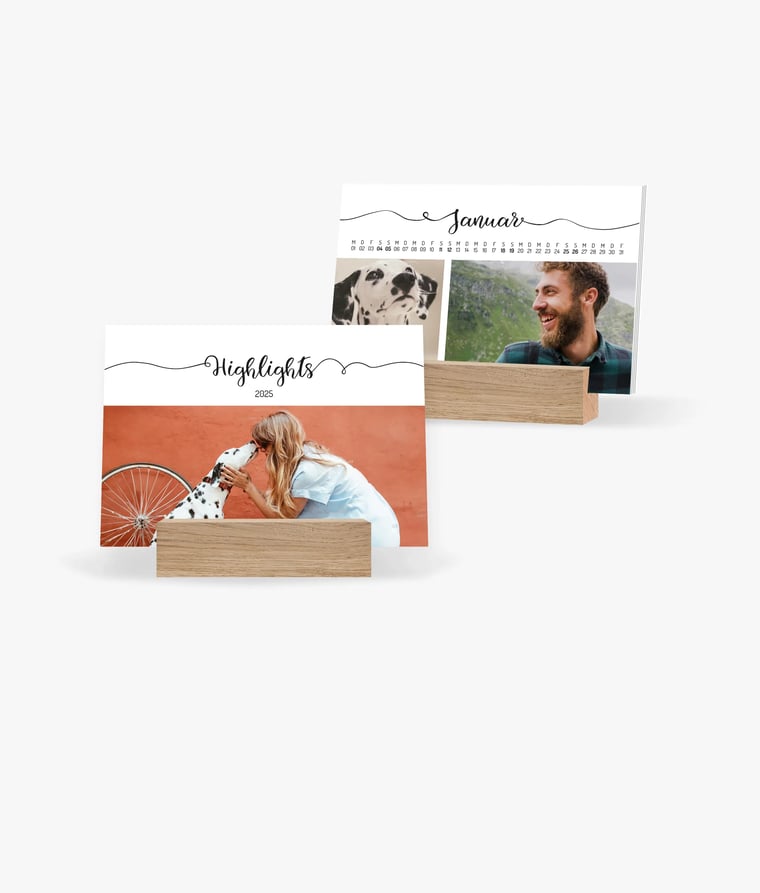 Tischkalender Handlettering