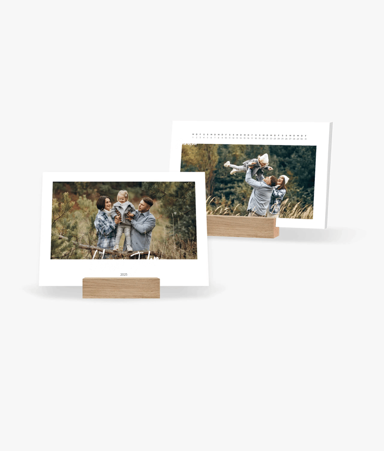 Tischkalender Golden Brush