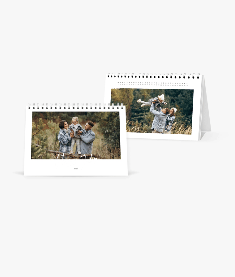 Tischkalender Golden Brush