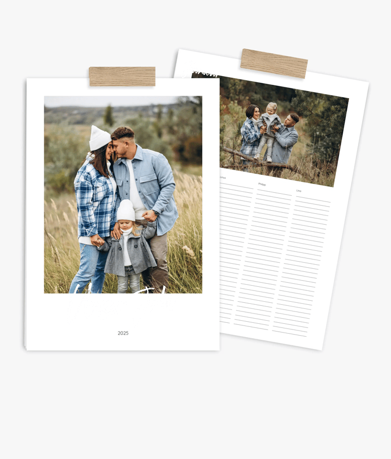 Familienplaner Golden Brush