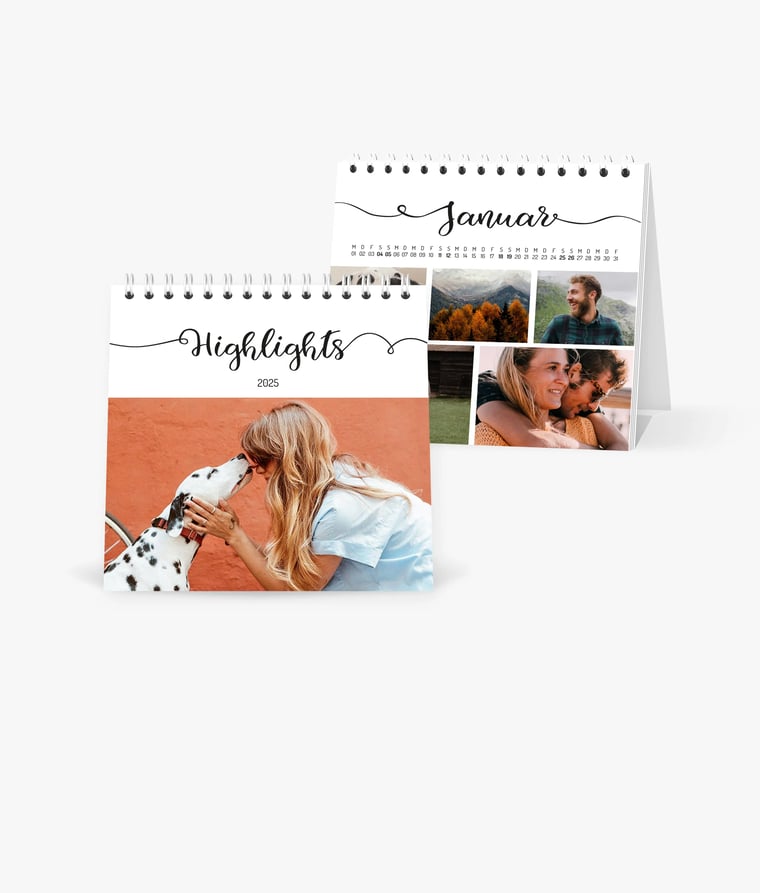 Tischkalender Handlettering