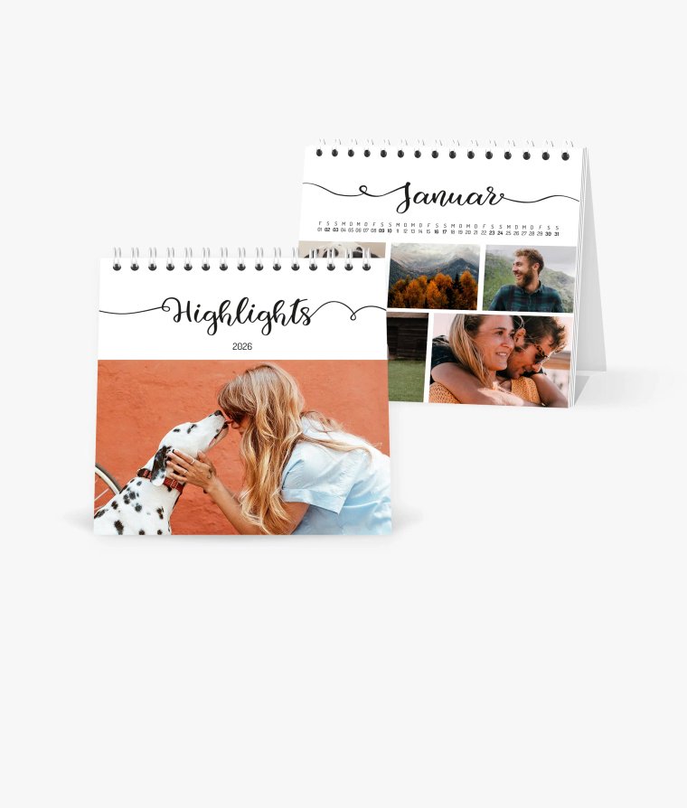 Tischkalender Handlettering