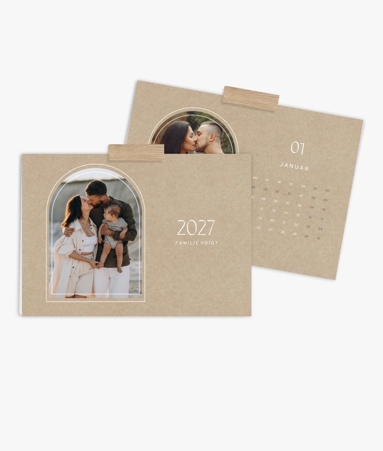 Wandkalender Crafty Bogen