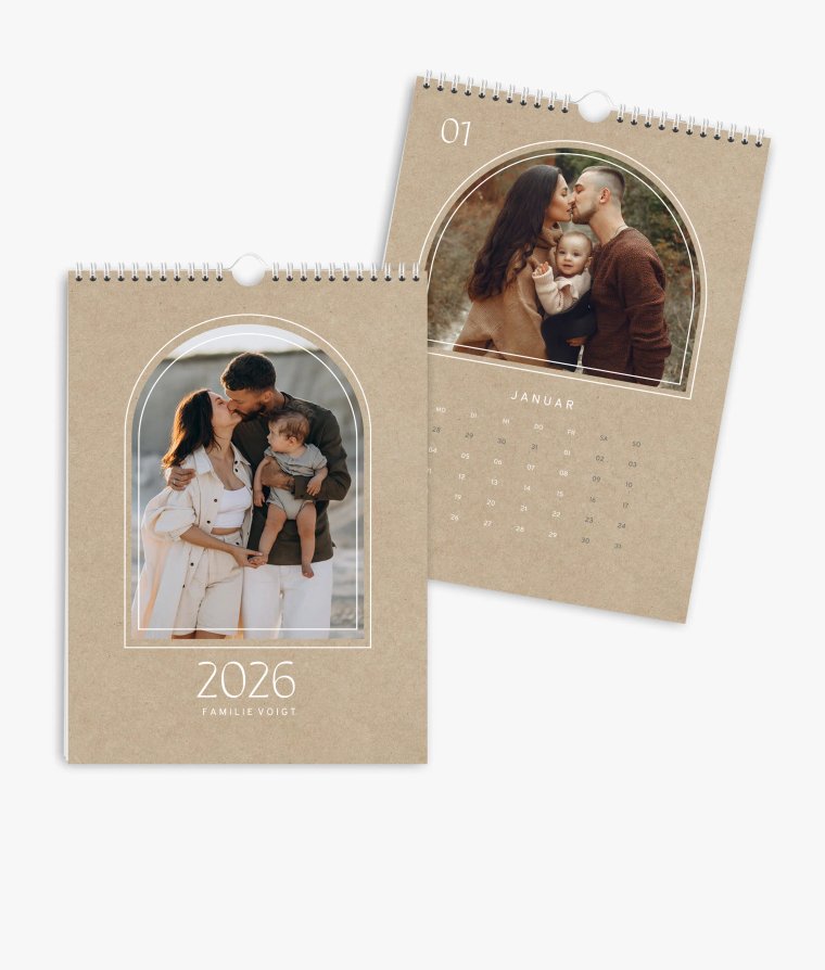 Wandkalender Crafty Bogen