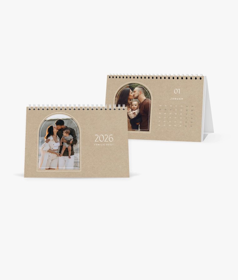 Tischkalender Crafty Bogen