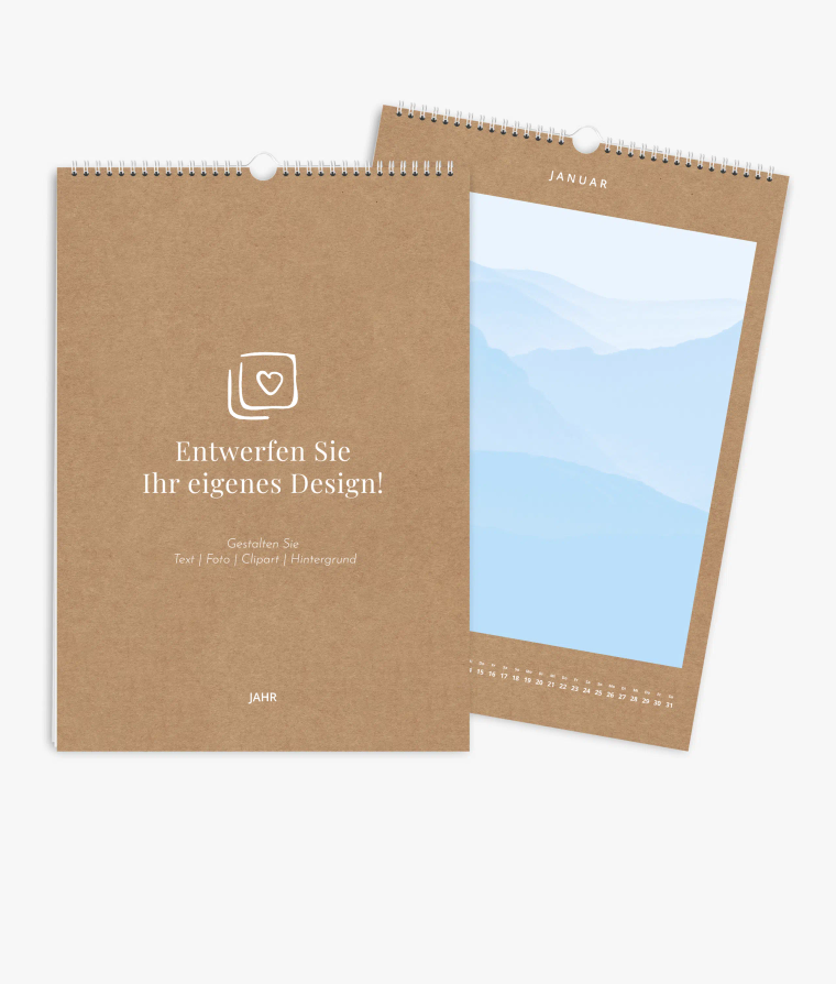 Wandkalender Blanko · Vintage