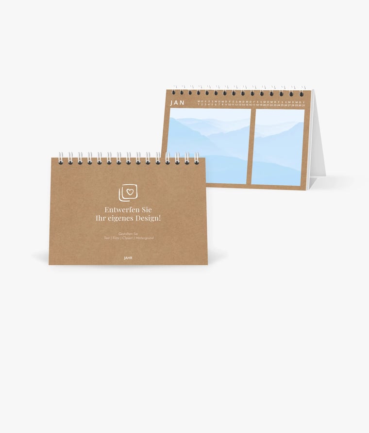 Tischkalender Blanko · Vintage