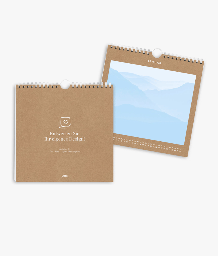 Wandkalender Blanko · Vintage