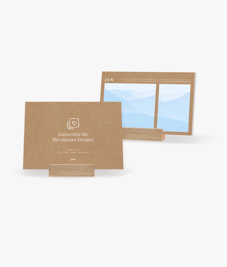 Tischkalender Blanko · Vintage