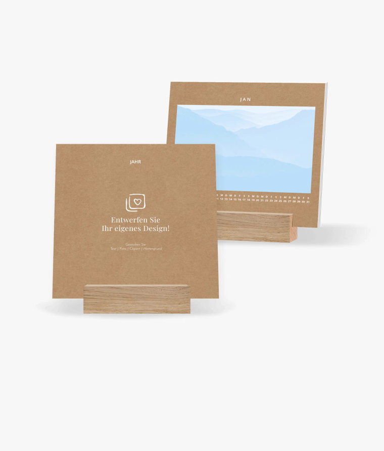 Tischkalender Blanko · Vintage