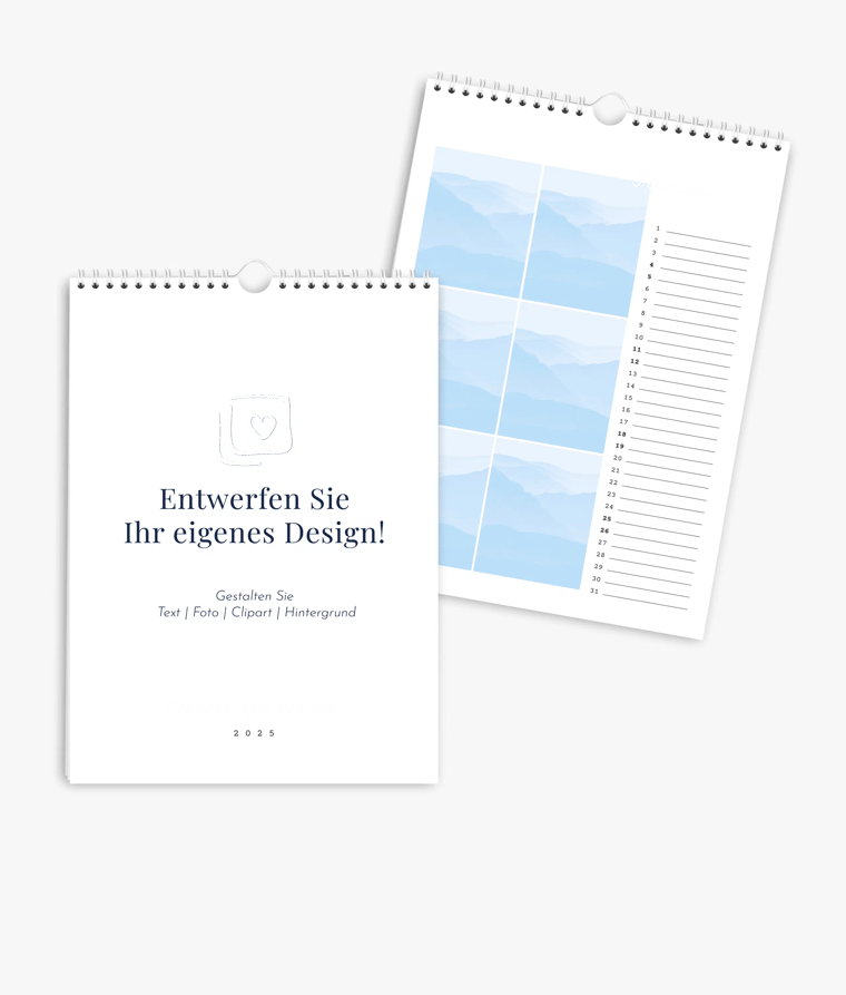 Wandkalender Blanko · Geburtstagskalender