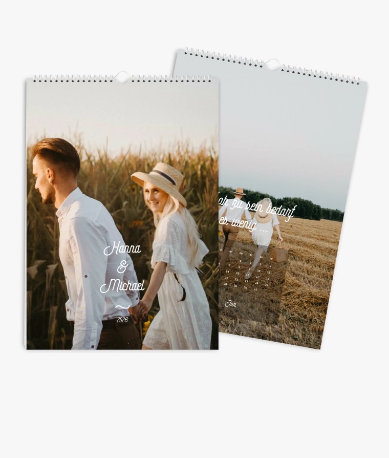 Wandkalender Love & Peace