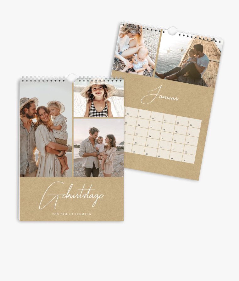 Terminkalender Everyday Elegance · Geburtstagskalender