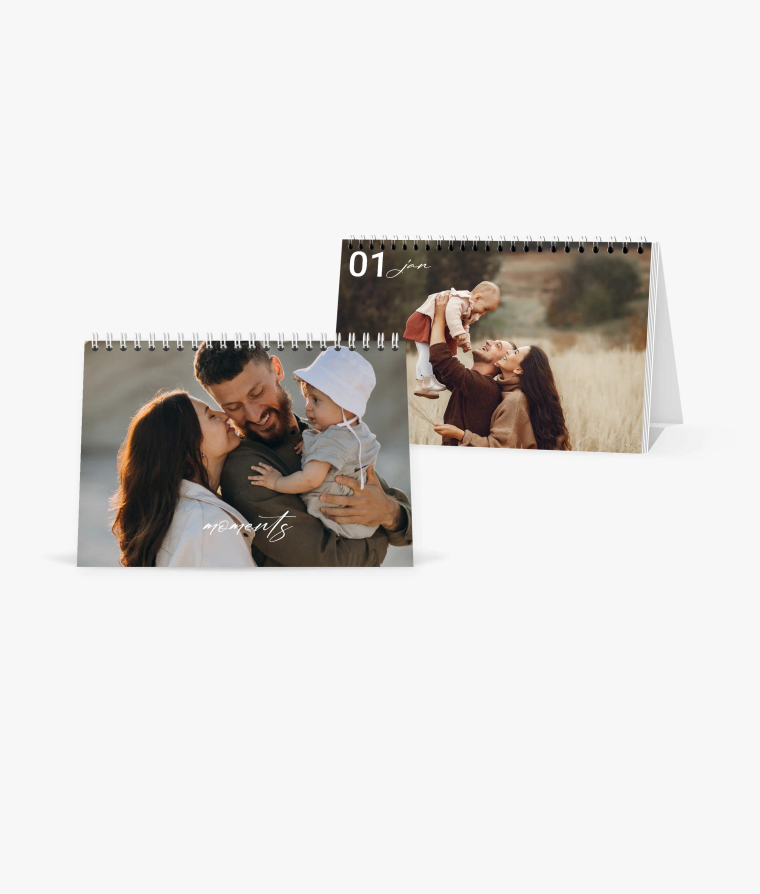 Tischkalender Always Happy · Alljahreskalender