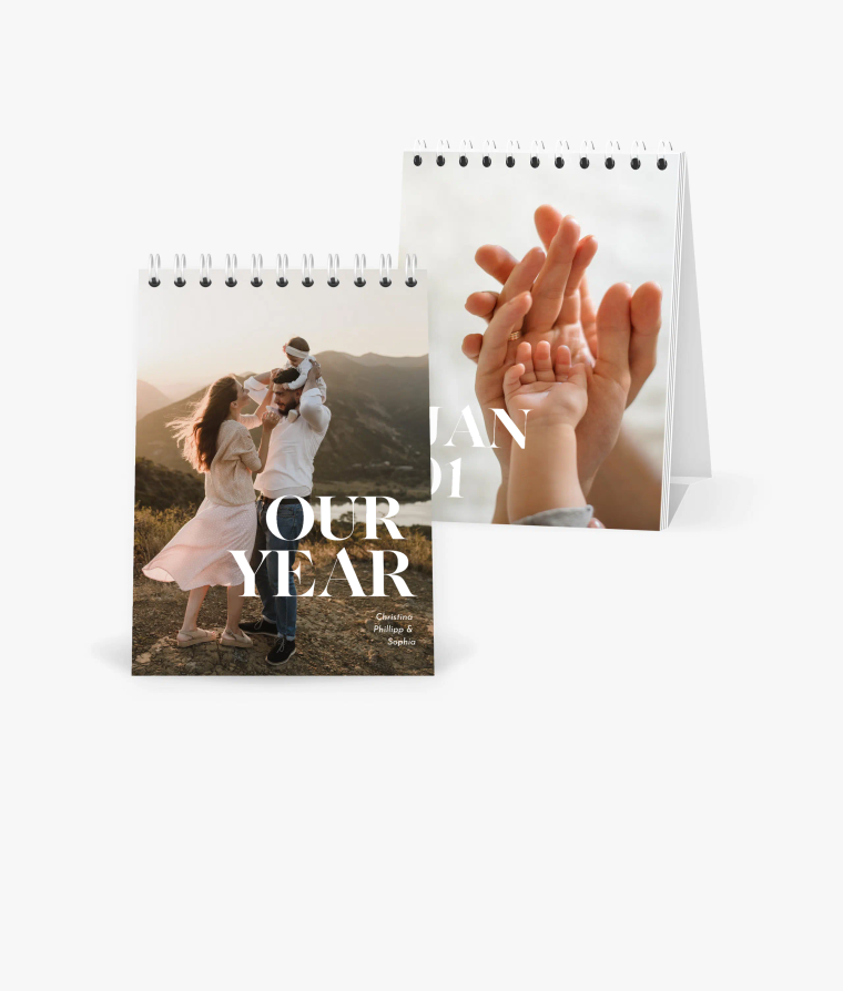 Tischkalender Bold Elegance · Alljahreskalender