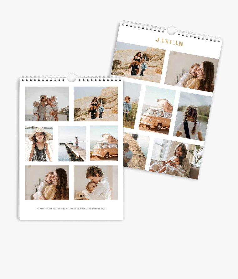 Wandkalender Golden Year · Alljahreskalender