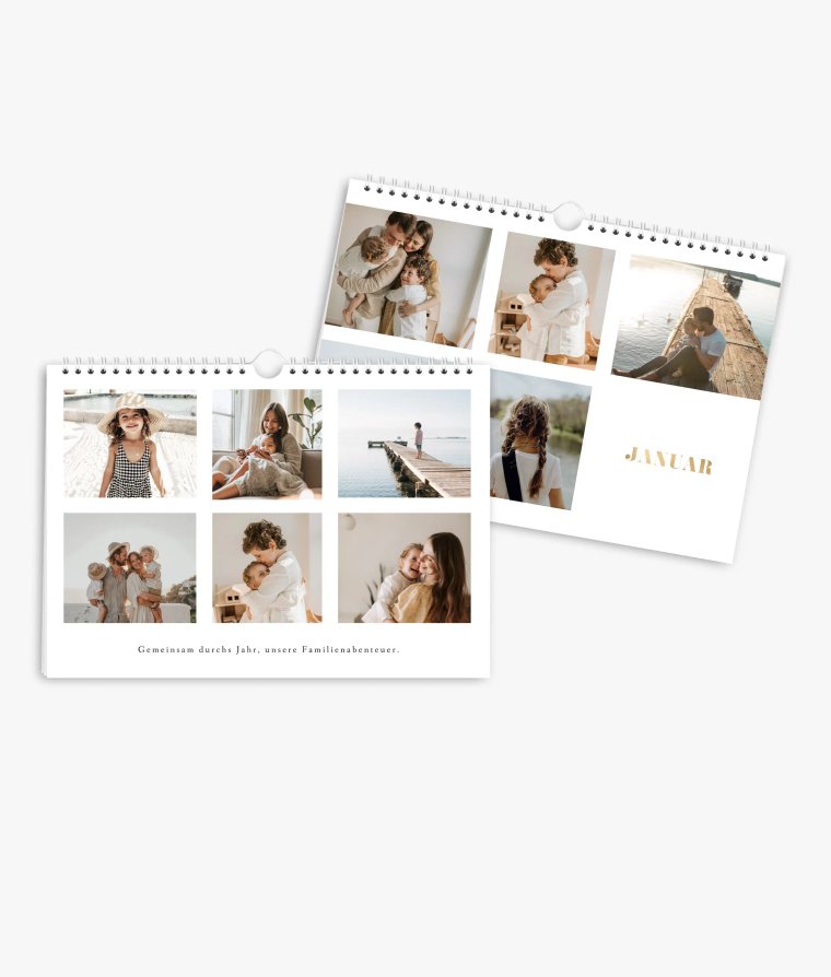 Wandkalender Golden Year · Alljahreskalender