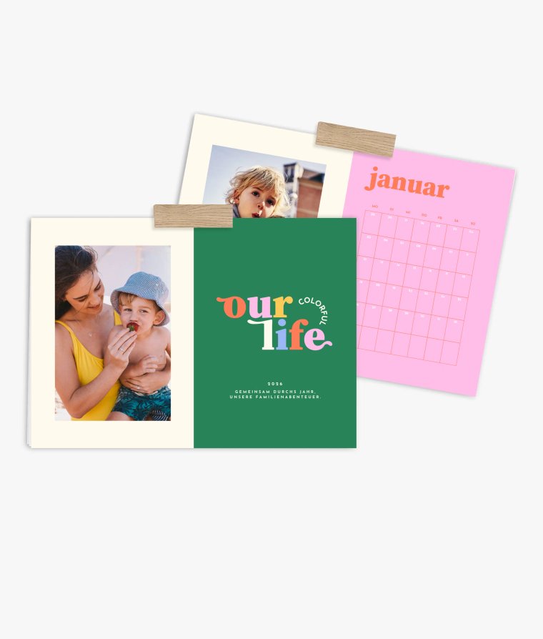 Wandkalender Colorful Life