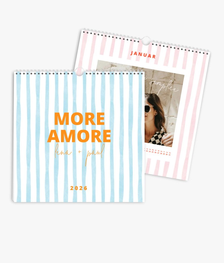Wandkalender Streifen