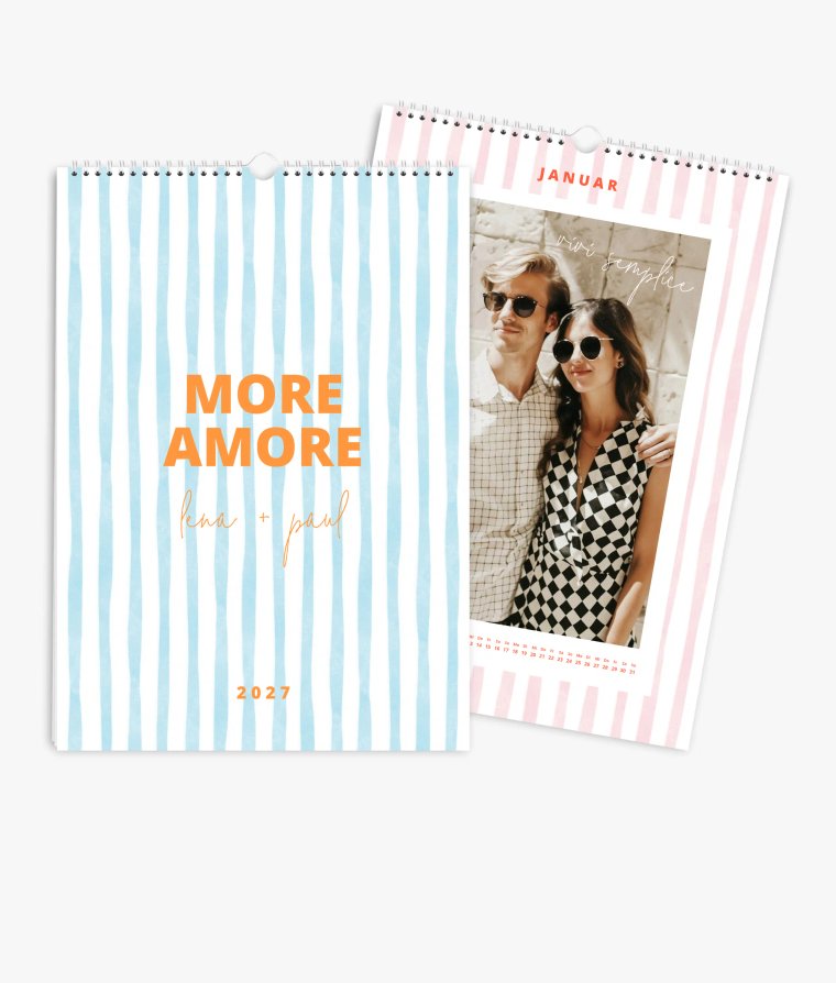 Wandkalender Streifen