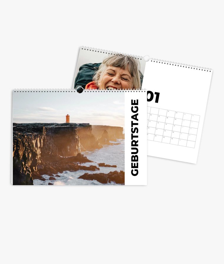 Terminkalender Road Trip · Geburtstagskalender