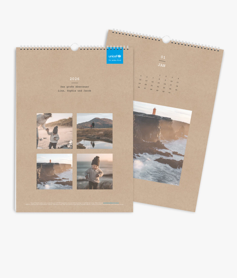 Wandkalender Clean Crafty · UNICEF