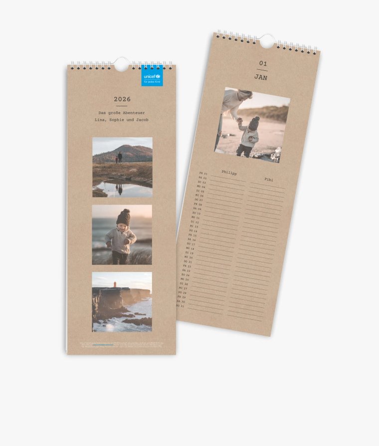 Familienplaner Clean Crafty · UNICEF
