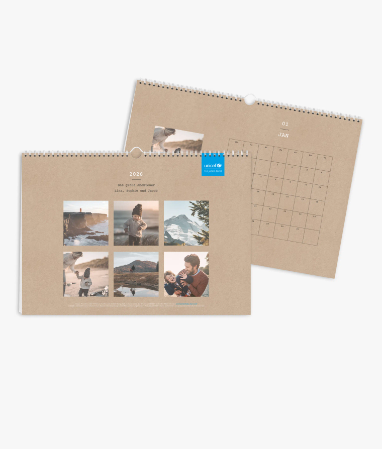 Terminkalender Clean Crafty · UNICEF