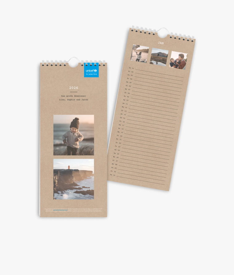 Küchenkalender Clean Crafty · UNICEF