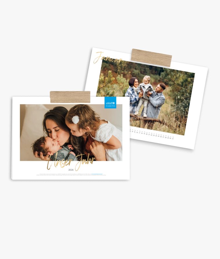 Wandkalender Golden Brush · UNICEF