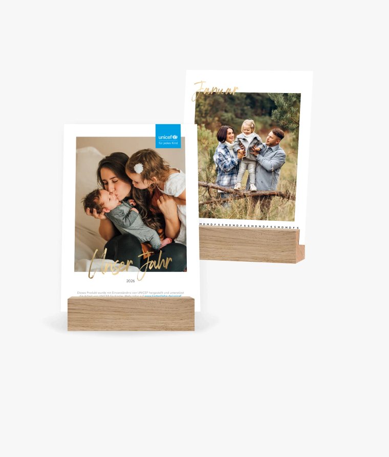 Tischkalender Golden Brush · UNICEF