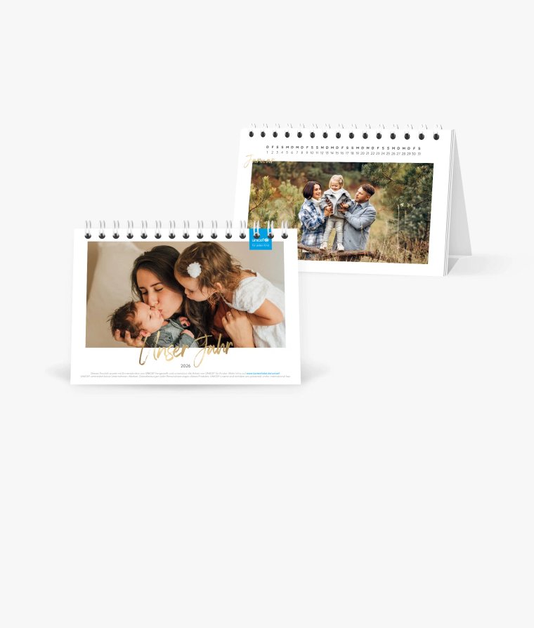 Tischkalender Golden Brush · UNICEF