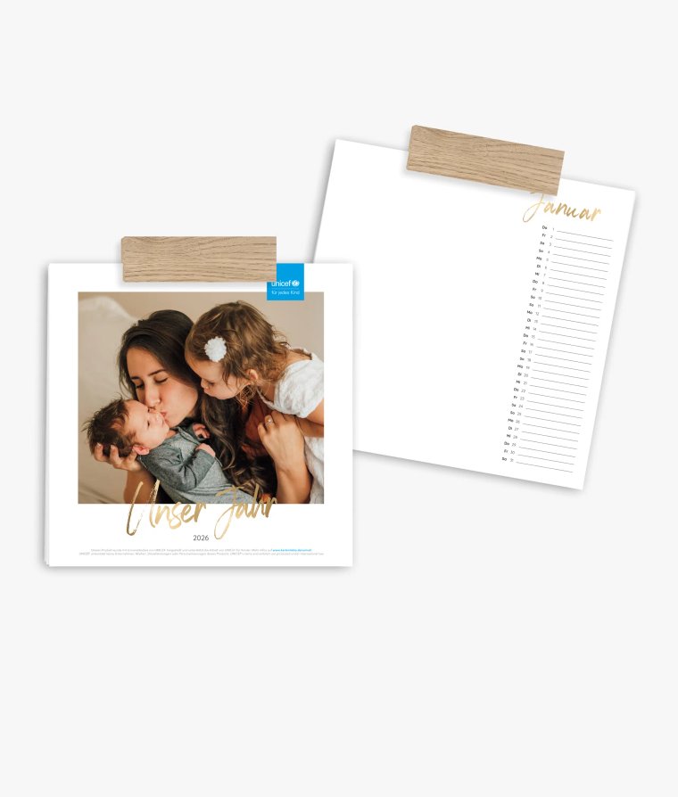 Terminkalender Golden Brush · UNICEF