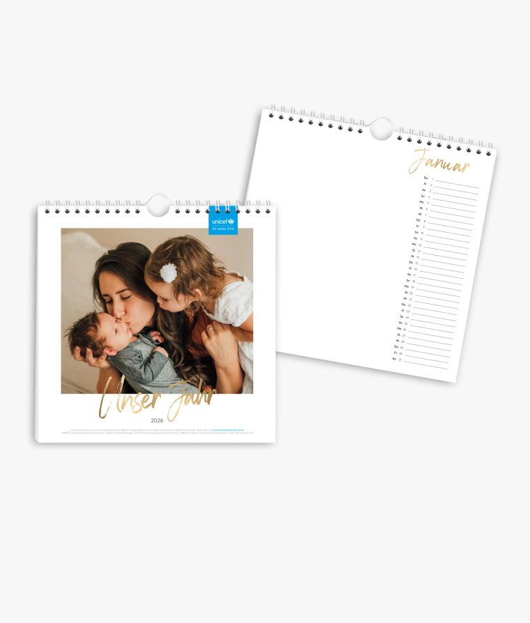Terminkalender Golden Brush · UNICEF