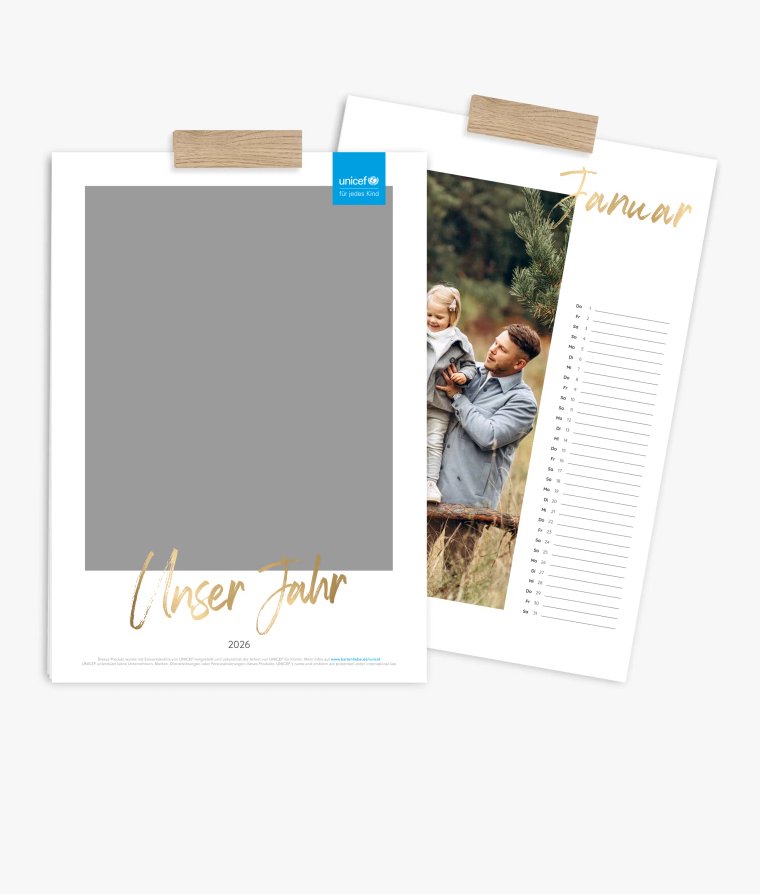 Terminkalender Golden Brush · UNICEF