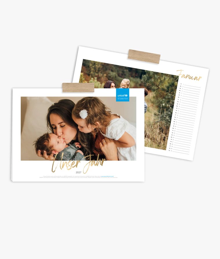 Terminkalender Golden Brush · UNICEF