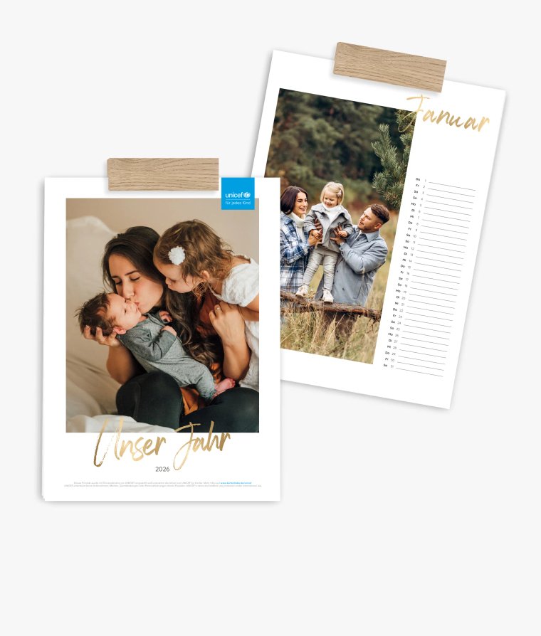 Terminkalender Golden Brush · UNICEF