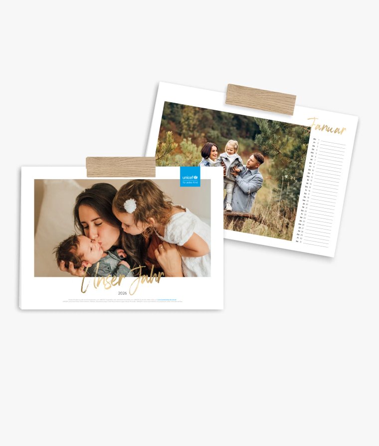 Terminkalender Golden Brush · UNICEF