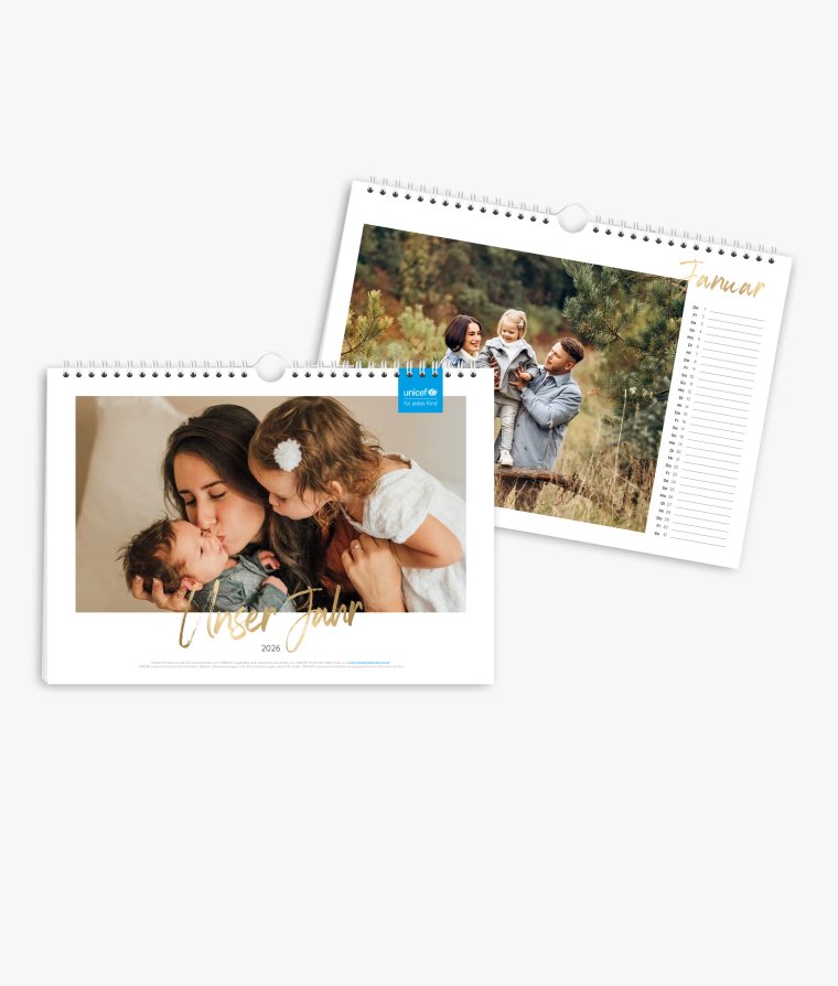 Terminkalender Golden Brush · UNICEF