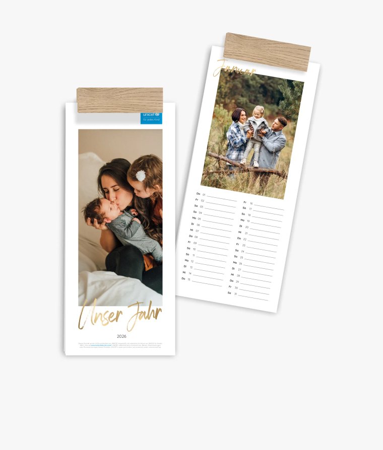 Küchenkalender Golden Brush · UNICEF