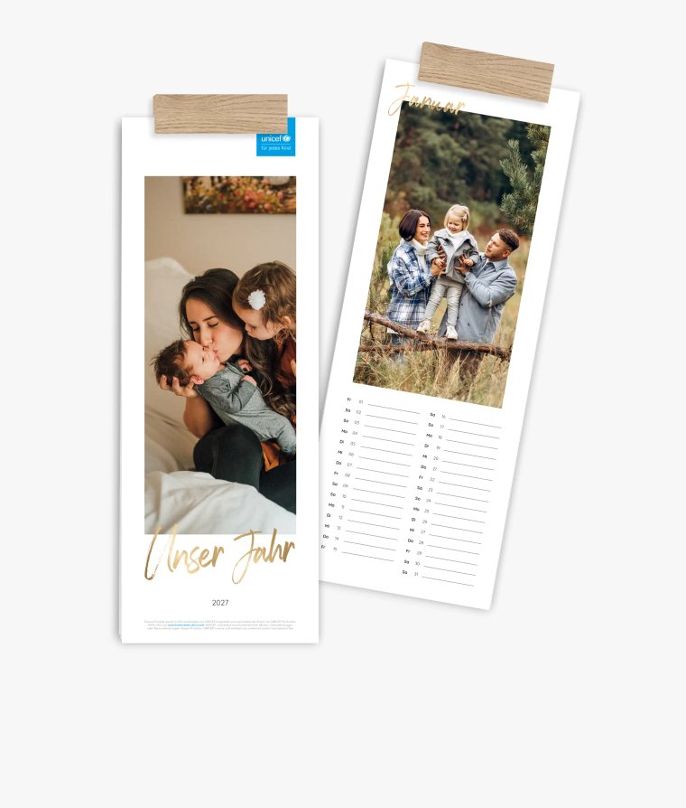 Küchenkalender Golden Brush · UNICEF
