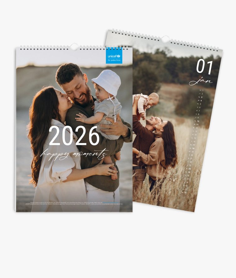 Wandkalender Happy Life · UNICEF