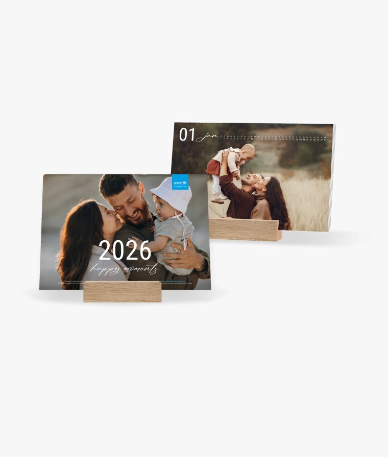 Tischkalender Happy Life · UNICEF