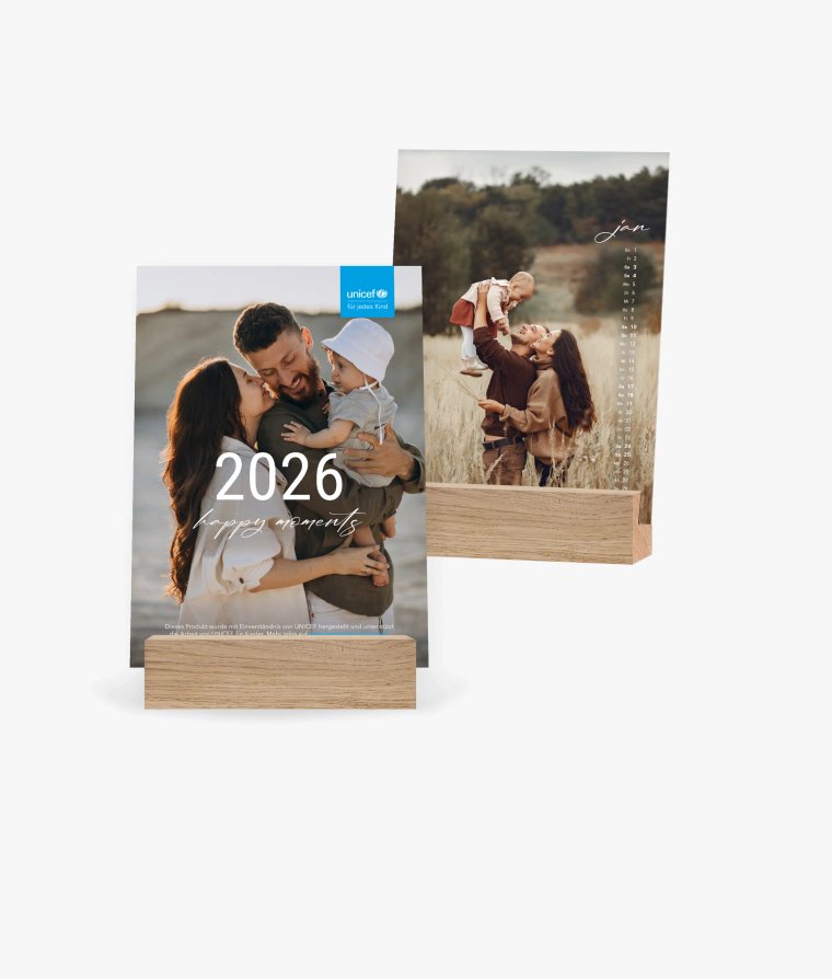 Tischkalender Happy Life · UNICEF