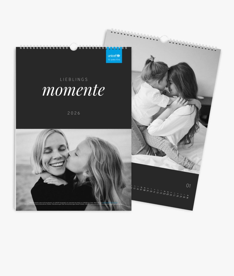 Wandkalender Noir Essence · UNICEF